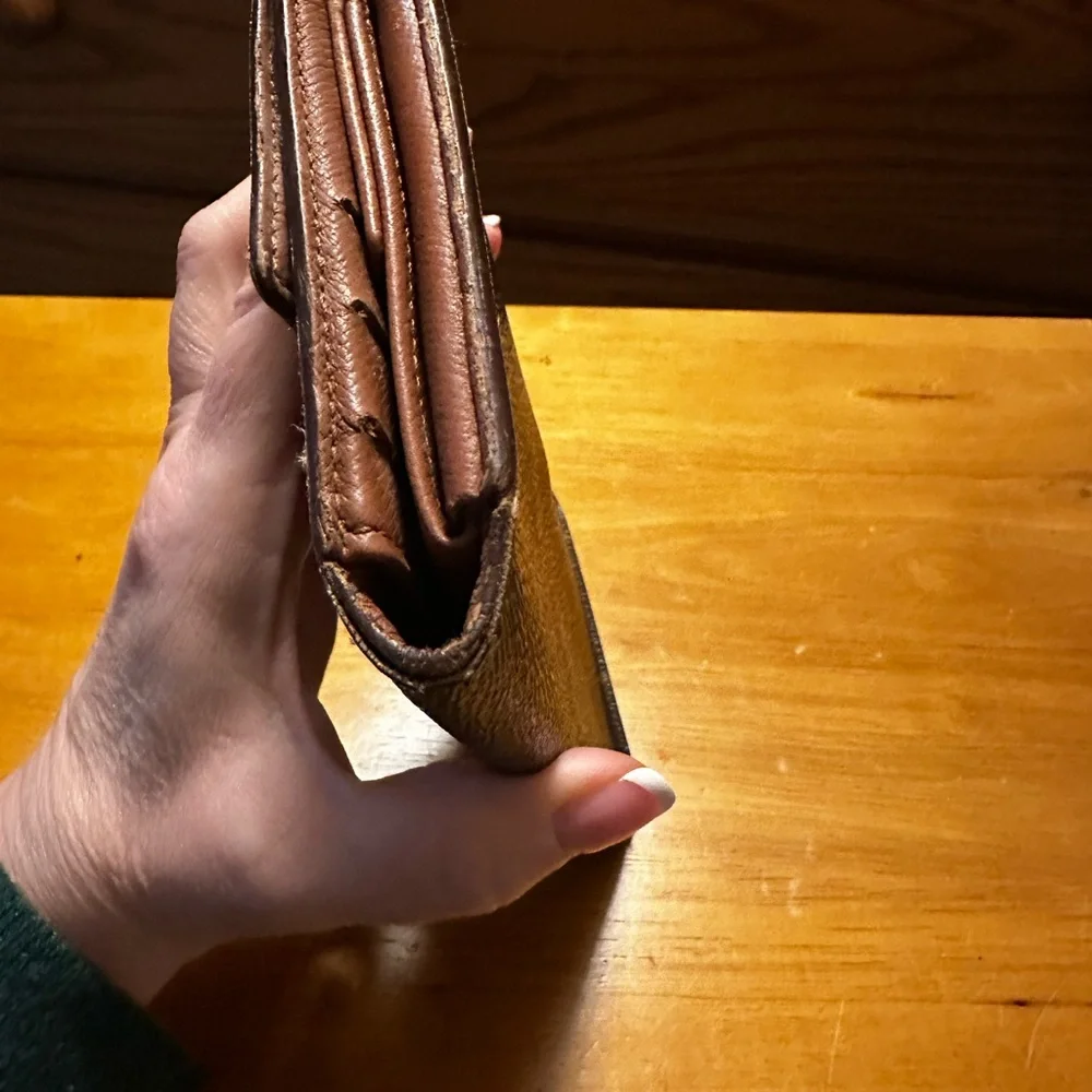 Louis Vuitton Brown Monogram Large International Trifold Wallet - Picture 6 of 11